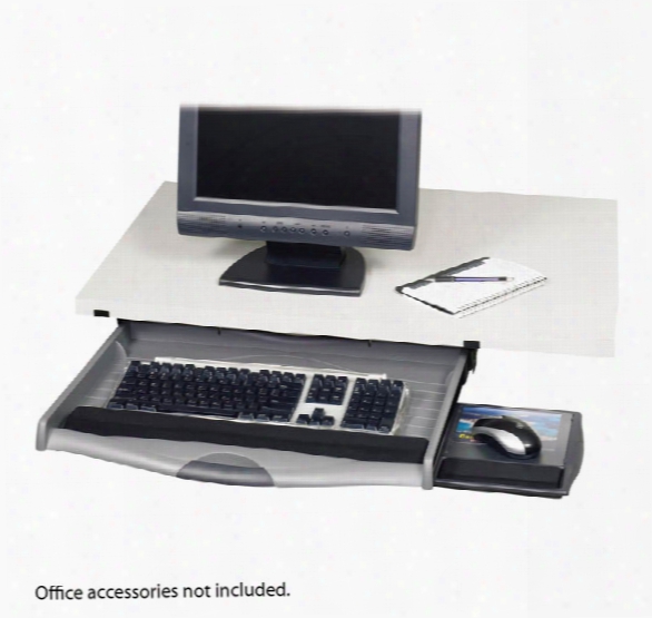 Ergo-comfort Premium Underdesk Keyboard Drawer By Safco Office Furniture