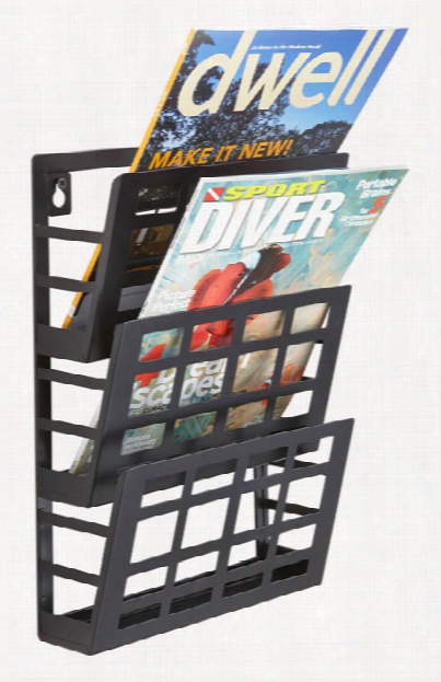 Grid Magazine Rack 3 Pocket By Safco Office Furniture