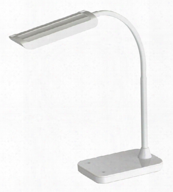 Led Task Light With Flexible Arm, Touch Strip Dimmer & Usb Port By Safco Office Furniture