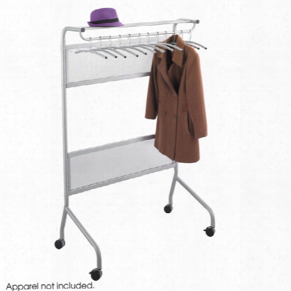 Mobile Garment Rack By Safco Office Furniture