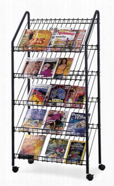 Mobile Literature Rack By Safco Office Furniture