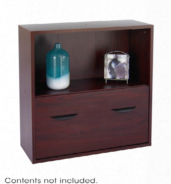 Modular Storage Shelf With Lower File Drawer By Safco Office Furniture