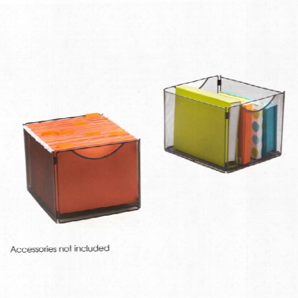 Onyx™ Mesh Cube Bins (qty. 2) By Safco Office Furniture