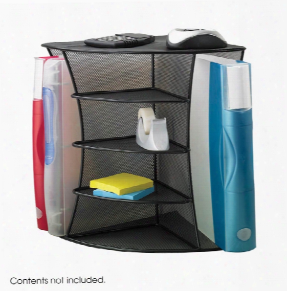 Onyx™ Mesh Desk Corner Organizer By Safco Office Furniture