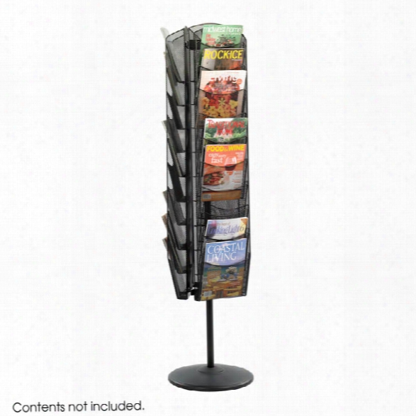 Onyx™ Rotating Mesh Magazine Stand By Safco Office Furniture