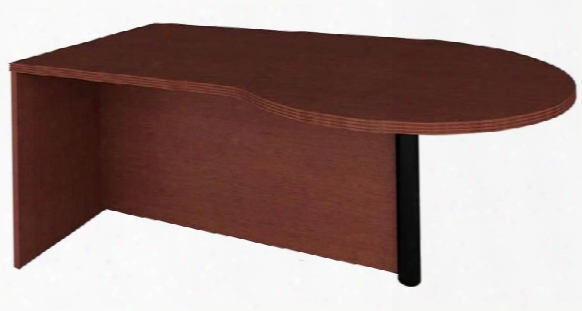 Peninsula Desk With Metal Leg By Rudnick