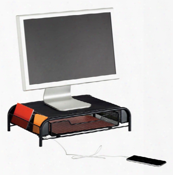 Powered Onyx™ Monitor Stand By Safco Office Furniture