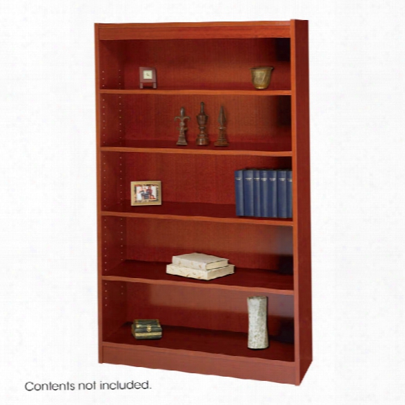 Square-edge Veneer Bookcase - 5 Shelf By Safco Office Furniture