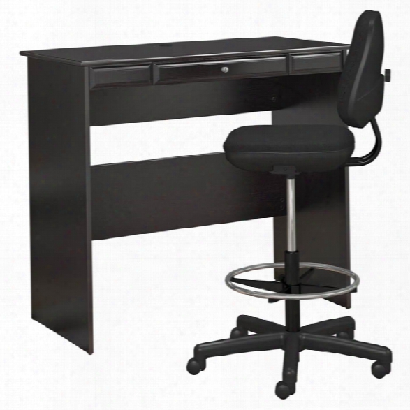 Standing Desk With Adjustable Stool By Bush