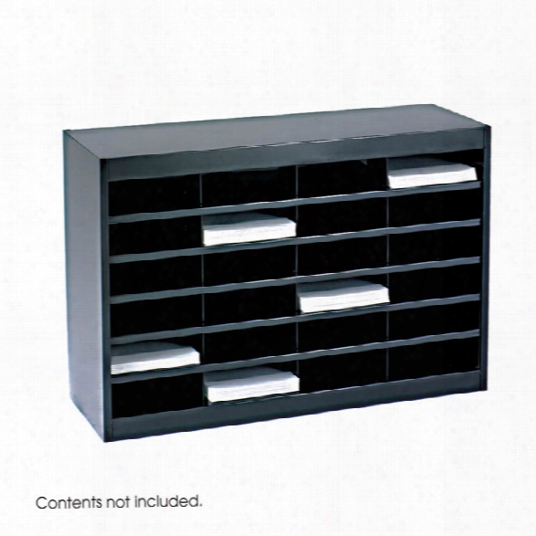 Steel 24 Compartment Letter Size Literature Organizers By Safco Office Furniture