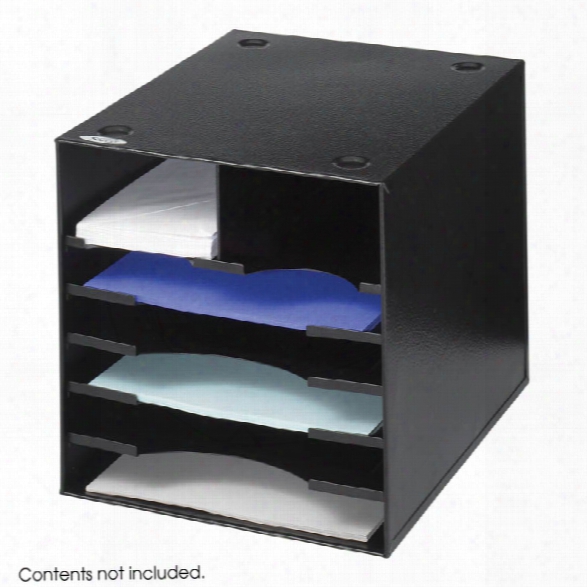 Steel Desktop Organizer, 7 Compartment By Safco Office Furniture