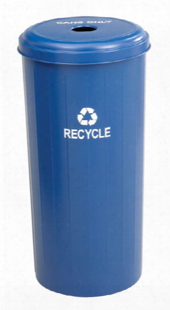 Tall Round Recycling Receptacle By Safco Office Furniture