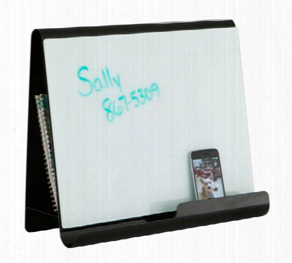 Wave Desk Accessory - Desktop Whiteboard & Magnetic Document Stand By Safco Office Furniture