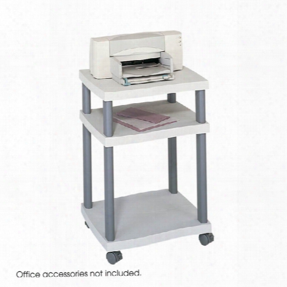 Wave Deskside Printer Stand By Safco Office Furniture