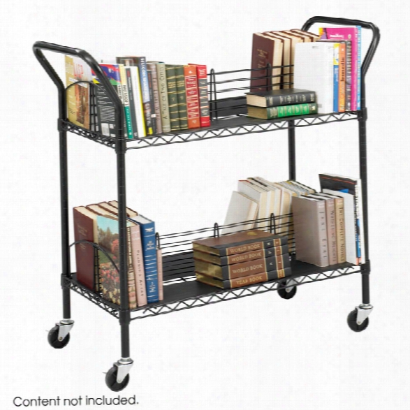 Wire Book Cart By Safco Office Furniture