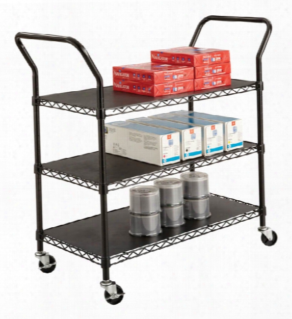 Wire Utility Cart - 3 Shelves By Safco Office Furniture