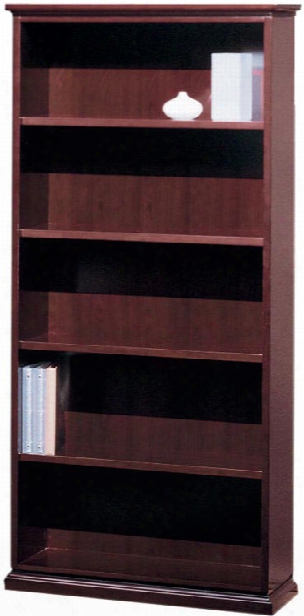 Wood Veneer 5 Shelf Bookcase By Cherryman Furniture
