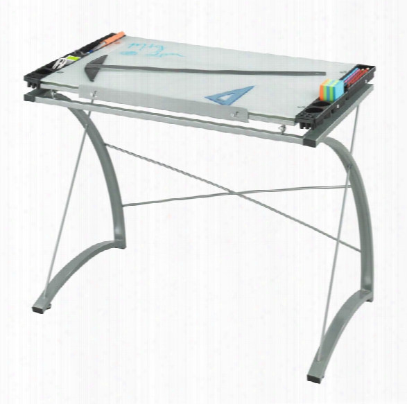 Xpressions™ Glass Top Drafting Table By Safco Office Furniture