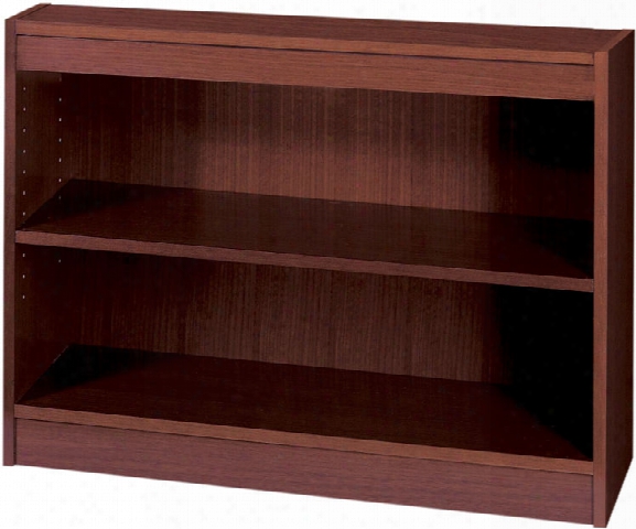 30"h X 36"w Square Edge Veneer Bookcase By Safco Office Furniture