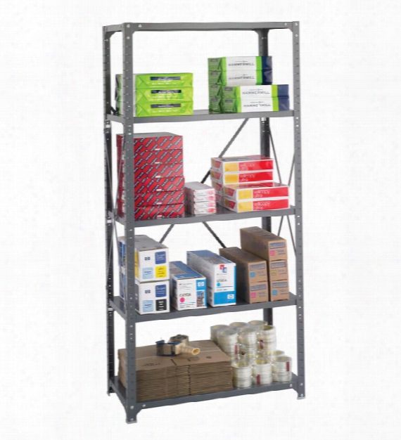 36" X 18" X 75" Commercial 5 Shelf Unit By Safco Office Furniture