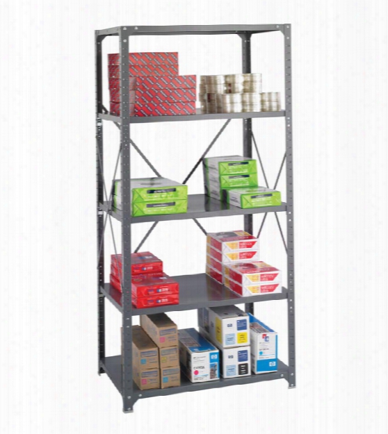 36" X 24" X 75" Commercial 5 Shelf Unit By Safco Office Furniture