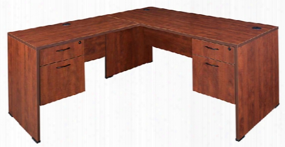 66" X 72" L Shaped Desk By Regency Furniture