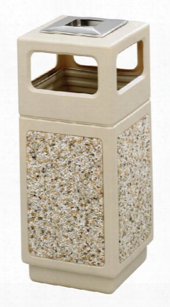 Canmeleon™ Aggregate Panel, Ash Urn/side Open, 15 Gallon By Safco Office Furniture