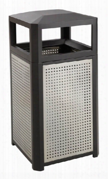 Evos™ Series Steel Receptacle, 15 Gallon By Safco Office Furniture