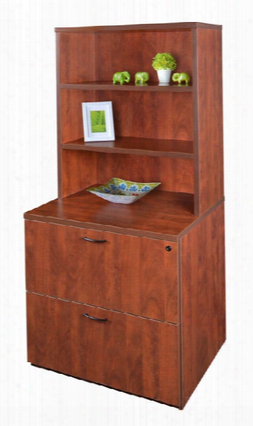 Lateral File With Hutch By Regency Furniture