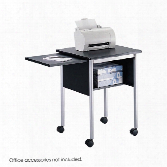 Machine Stand With Slide-away Shelf By Safco Office Furniture