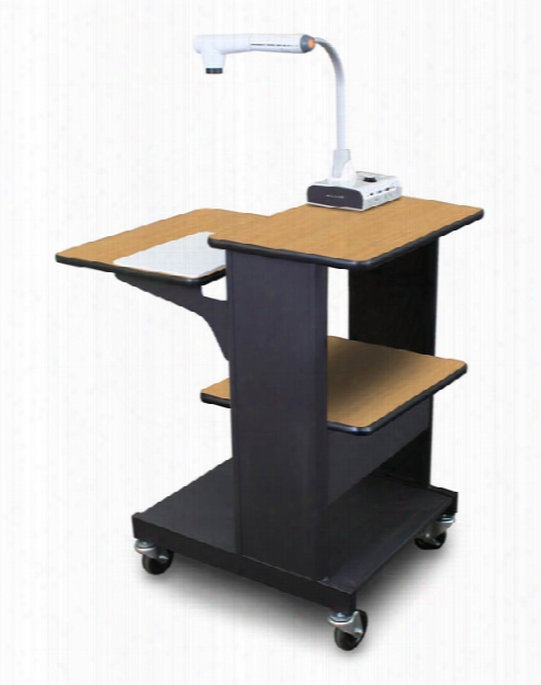 Marvel Vizion Benchmark Mobile Presentation Cart - (oak Laminate) By Marvel