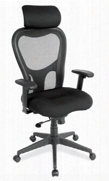 Mesh Back Task Chair With Headrest By Office Source