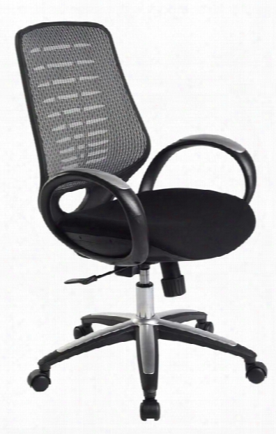 Mesh Office Chair With Adjustable Back Angle By Comfort Products