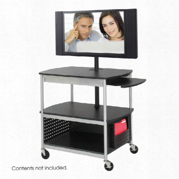 Open Flat Panel Multimedia Cart By Safco Office Furniture