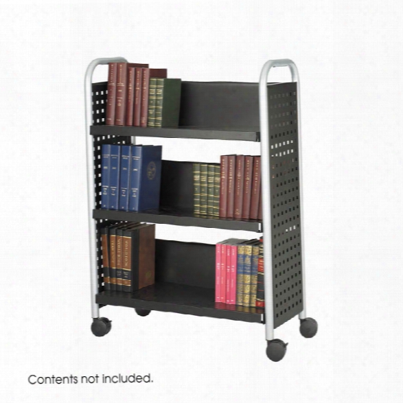 Single-sided Book Cart By Safco Office Furniture