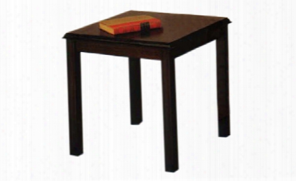 Solid Wood End Table By Lesro