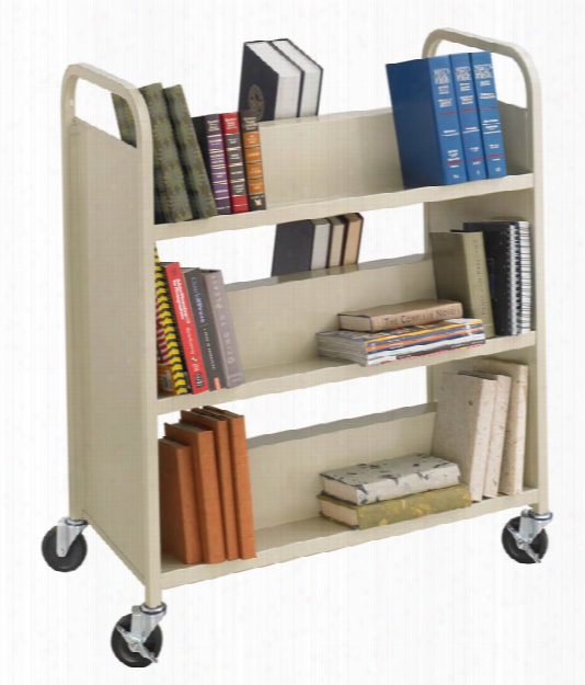 Steel Double-sided Book Cart By Safco Office Furniture