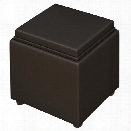 Leather Storage Ottoman by Mayline Office Furniture