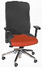 Mesh Back Executive Chair with Chrome Base by High Point Furniture