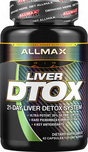 Allmax Nutrition Liver D-tox - 42 Capsules