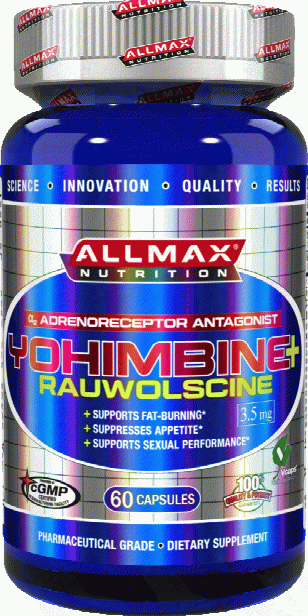 Allmax Nutrition Yohimbine + Rauwolscine - 60 Capsules