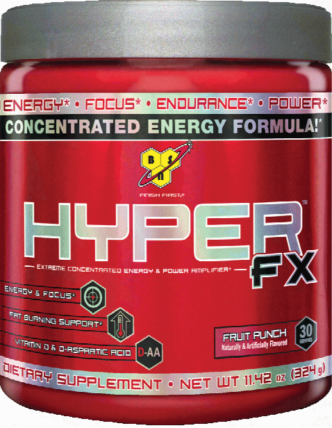 Bsn Hyper Fx - 30 Servings Fruit Punch