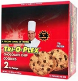 Chef Jay's Tri-o-plex Cookies - Box Of 12 Oatmeal Rasin