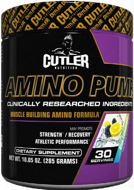 Cutler Nutrition Amino Pump - 30 Servings Blue Lemonade