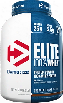 Dymatize Elite 100% Whey - 5lbs Strawberry Blast