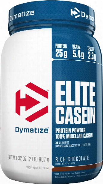 Dymatize Elite Casein - 2lbs Smooth Vanilla