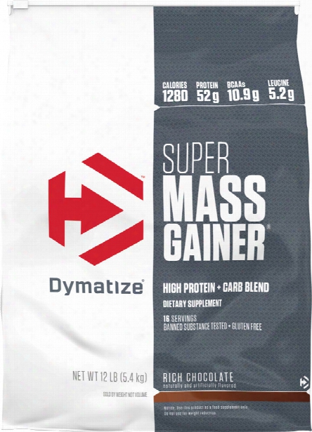 Dymatize Super Mass Gainer - 12lbs Rich Cho Colate