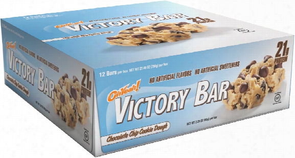 Iss Oh Yeah! Victory Bars - Box Of 12 Chocolate Chip Cookie Dough