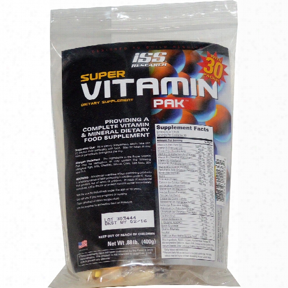 Is Ssuper Vitamin Pak - 30 Packs