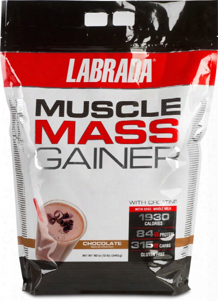 Labrada Nutrition Muscle Mass Gainer - 12lbs Chocolate